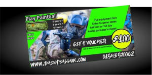 £100 paintball gift voucher — Skirmish Paintball UK