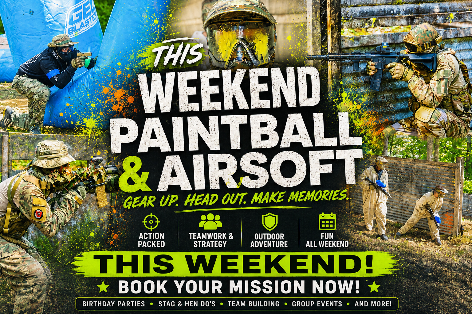 Paintball and Airsoft This Weekend