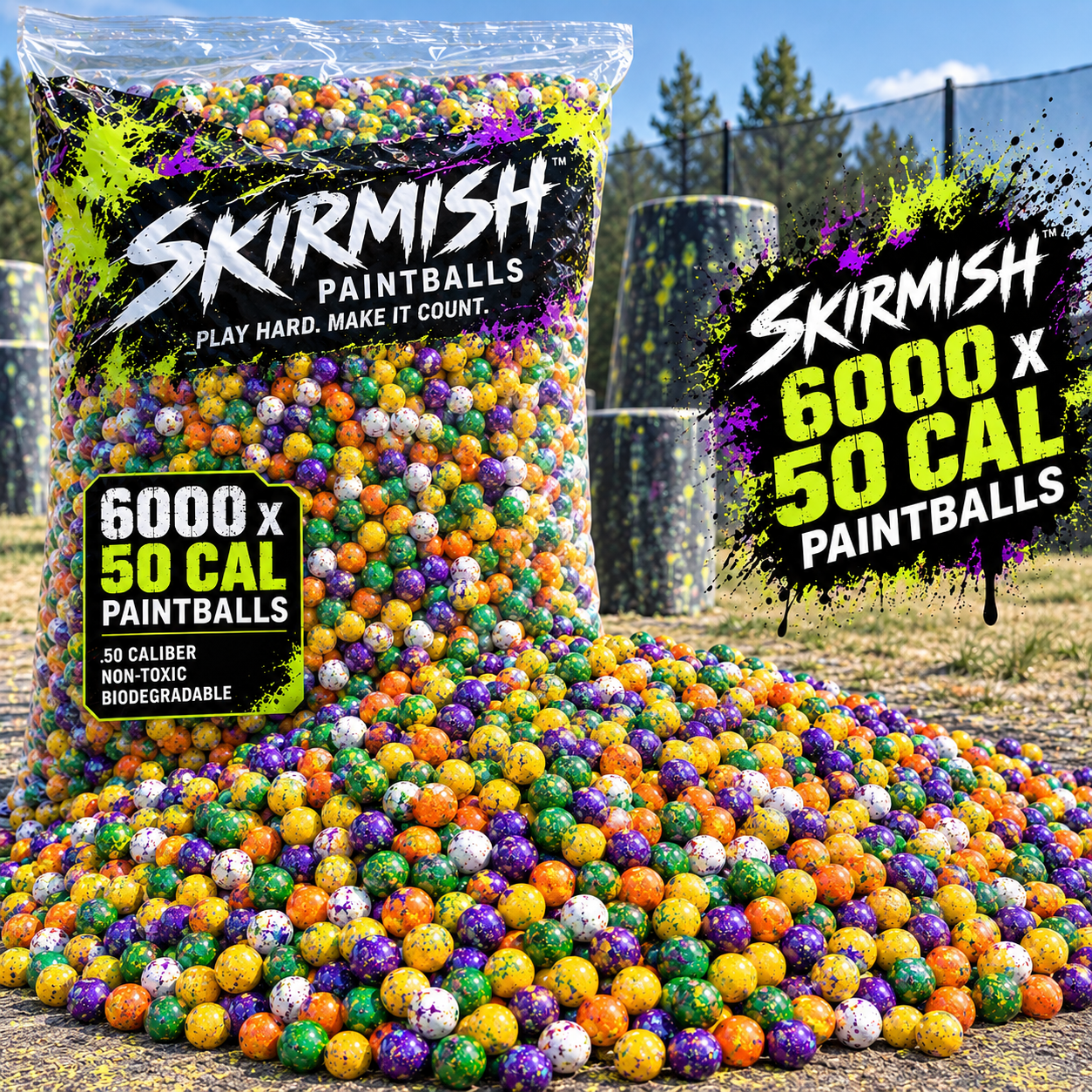 6,000 paintballs