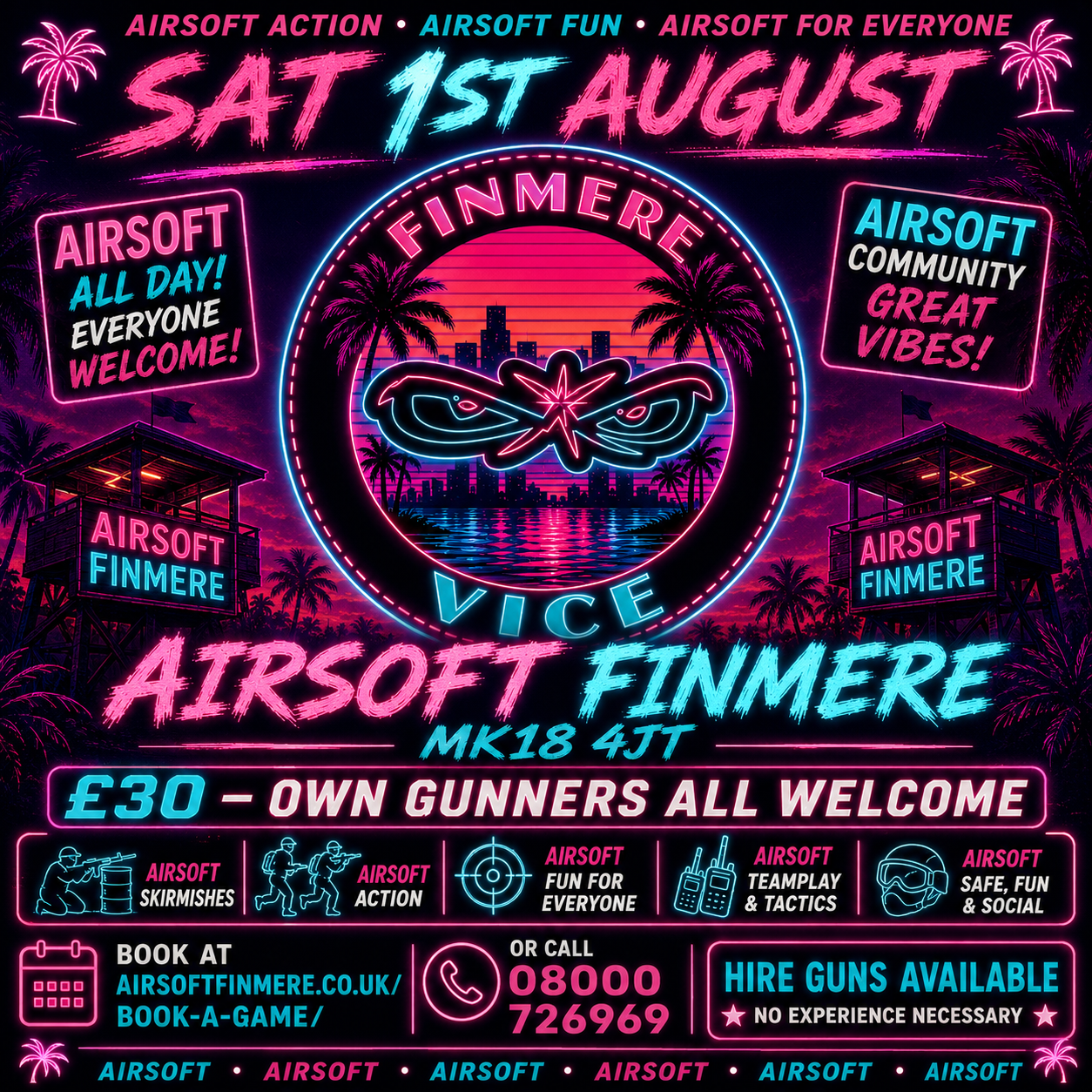 Buckingham Airsoft 1st August 2026
