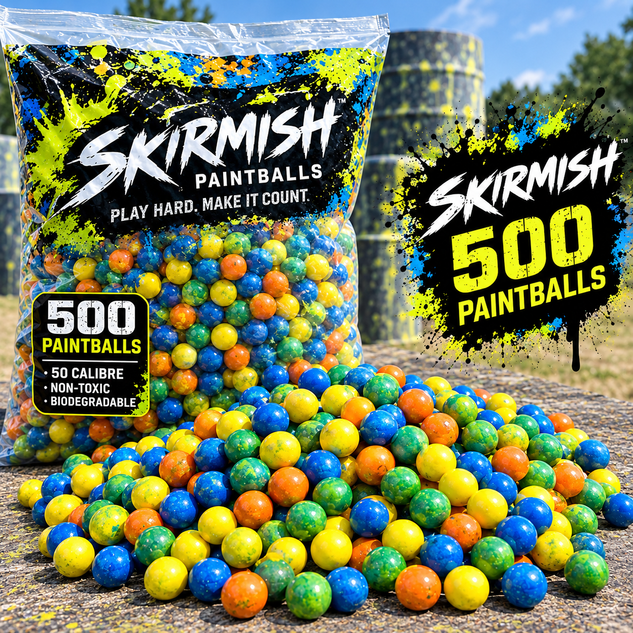 500 paintballs