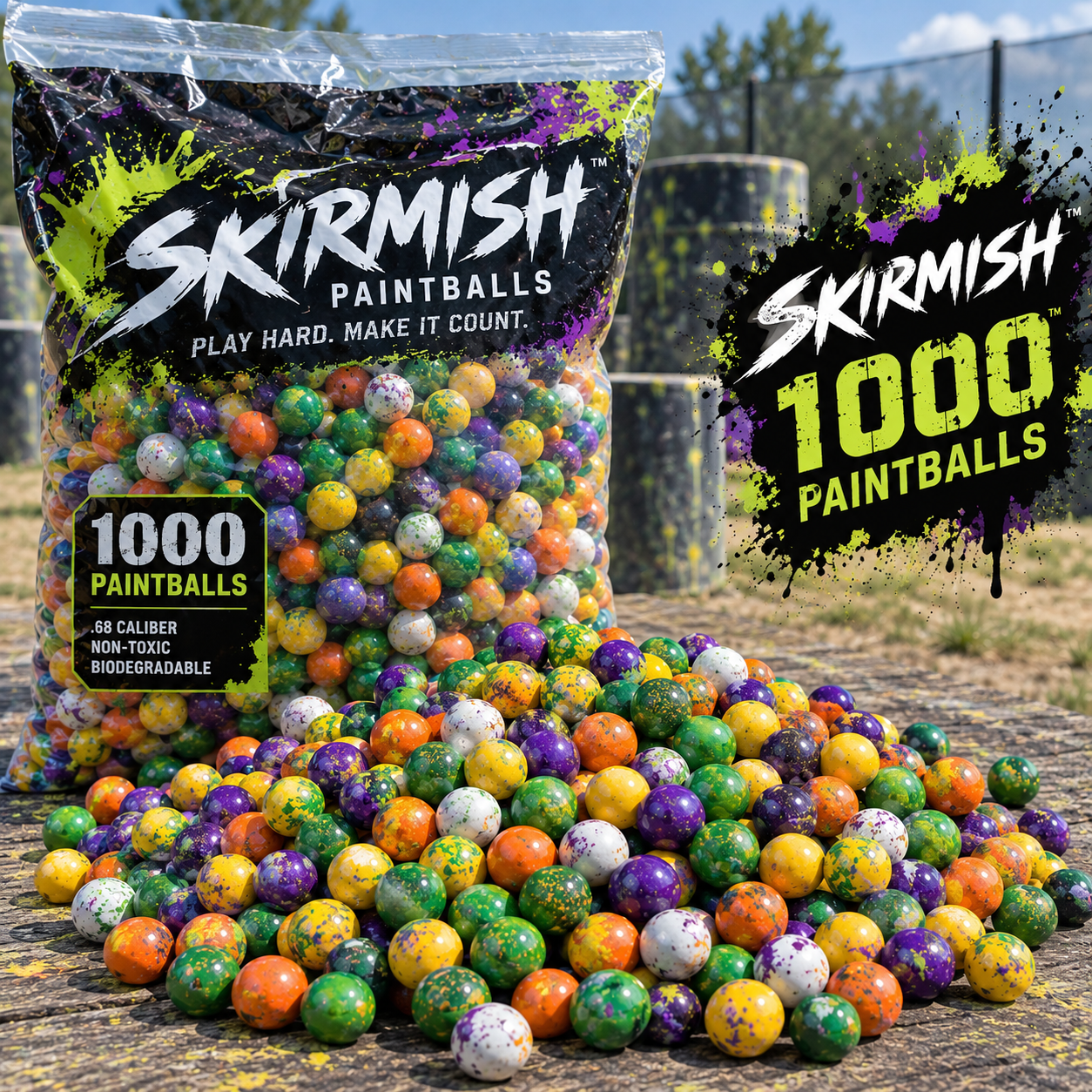 1,000 paintballs