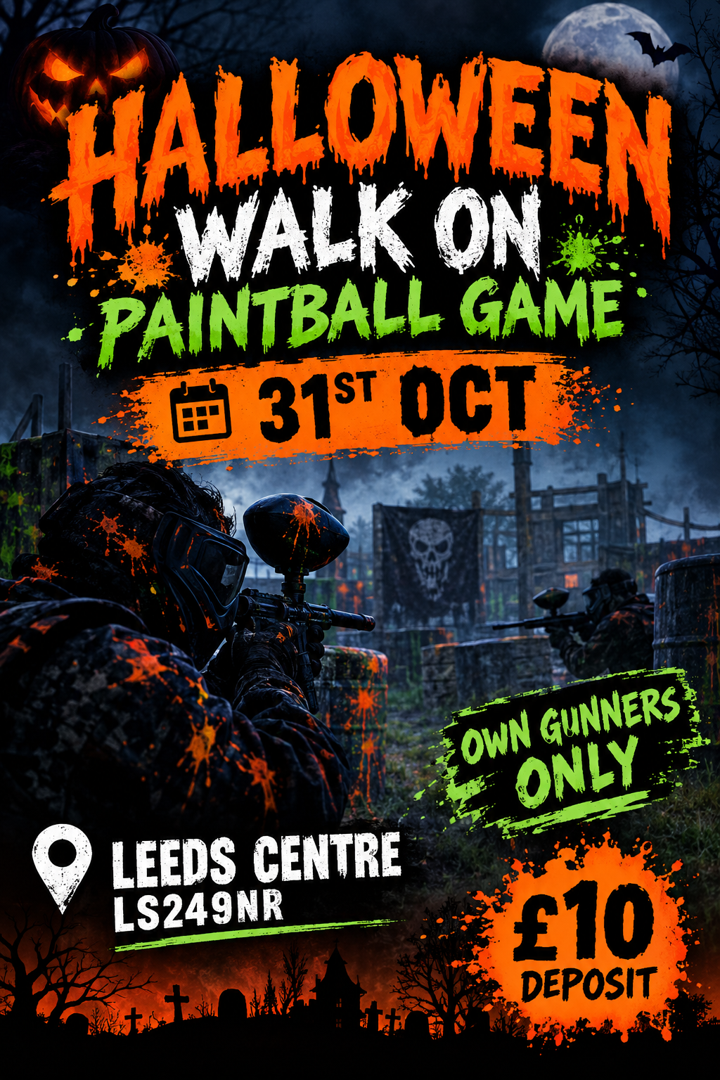 Leeds Halloween Own Gunners Day 31/10/26