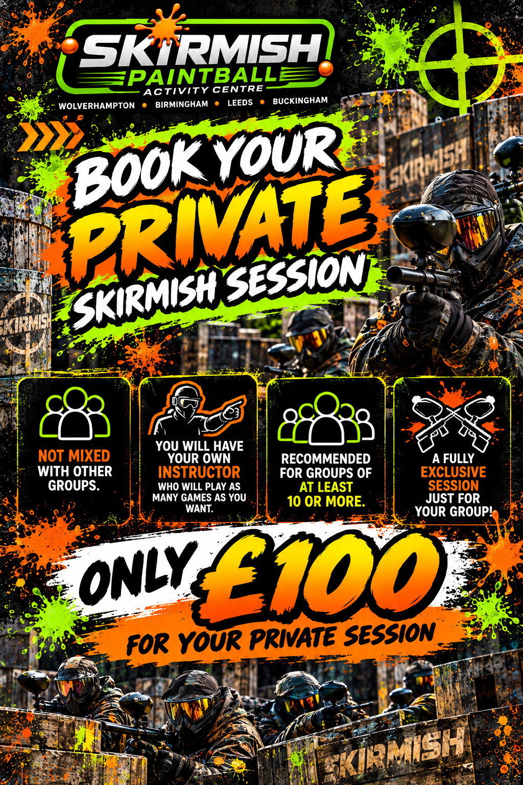 Private Paintball Session