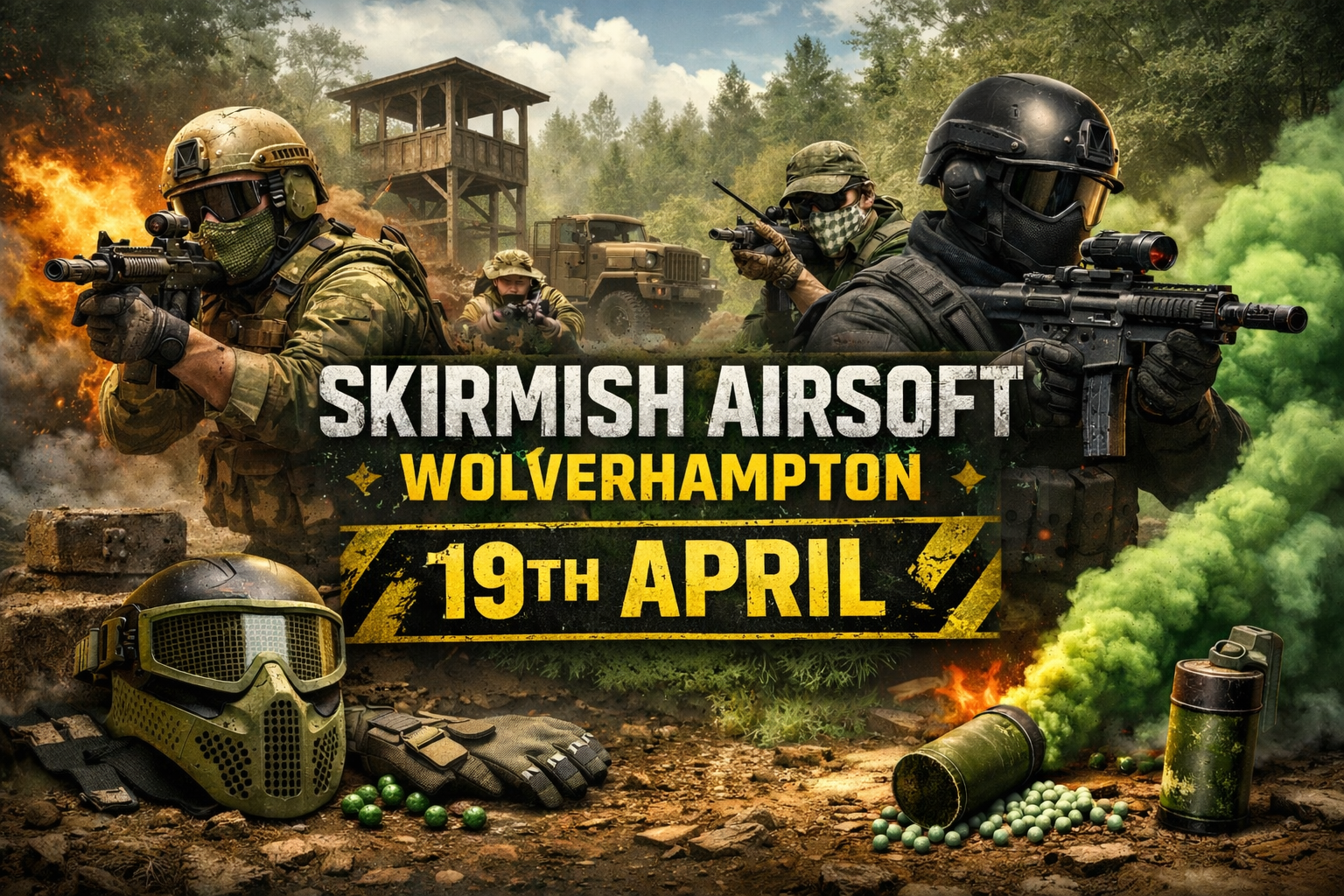 West Midlands Skirmish Airsoft 19th April